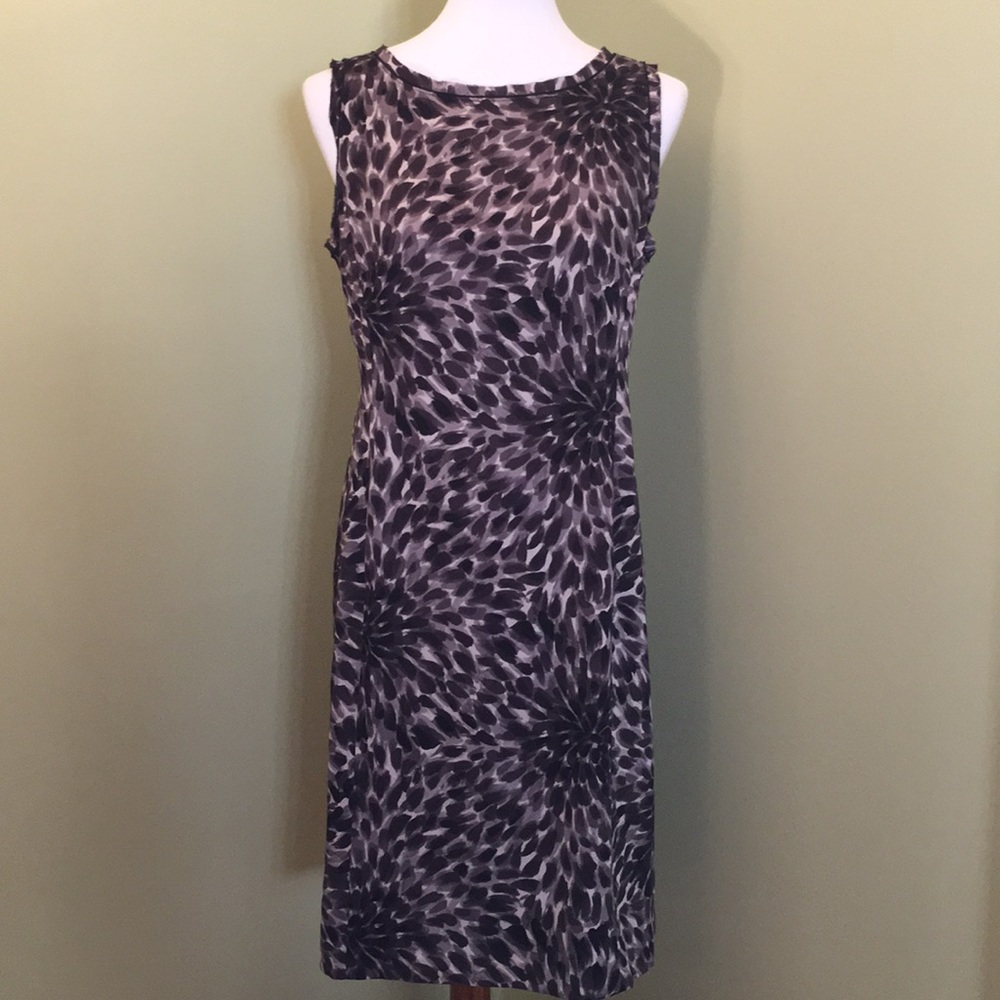 Ann Taylor Patterned Silk Dress